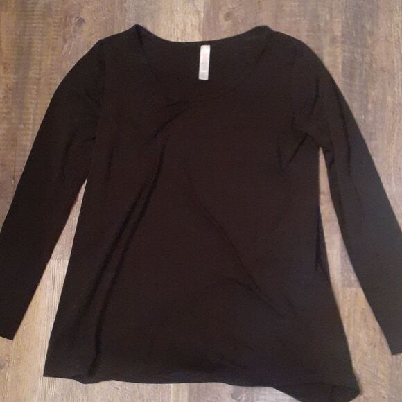 Lularoe xs black long sleeve shirt - Picture 1 of 6